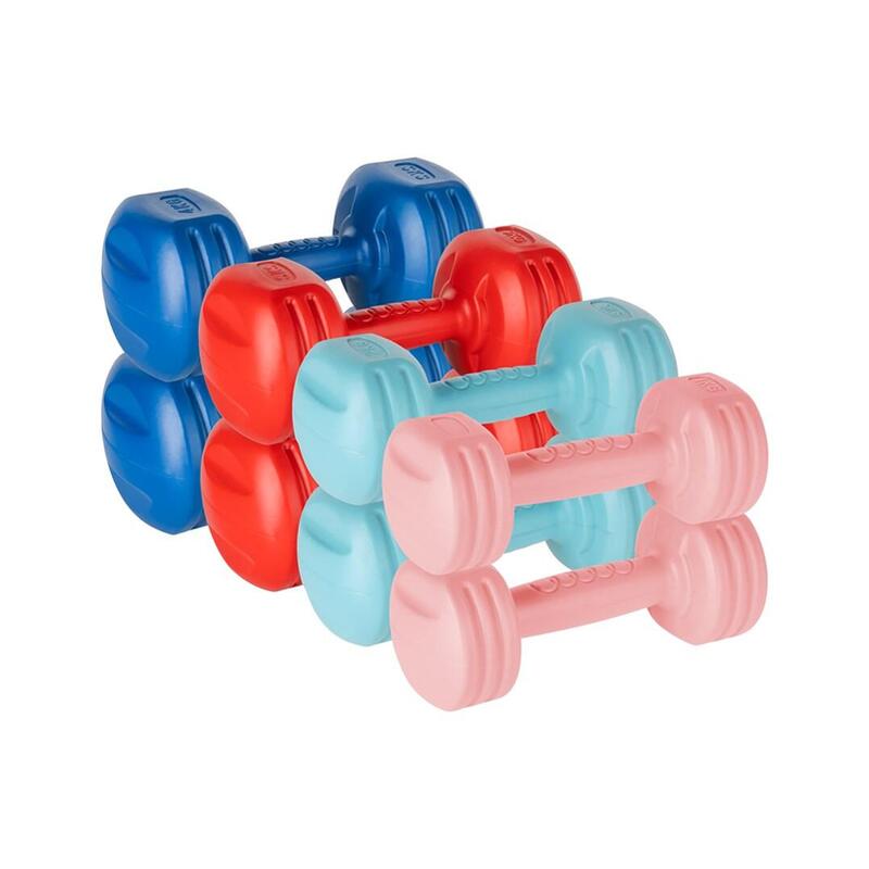 Juego De Mancuernas Bituminosas Rebel Active 20 Kg (2x1 Kg + 2x2 Kg + 2x3 Kg + 2x4 Kg)