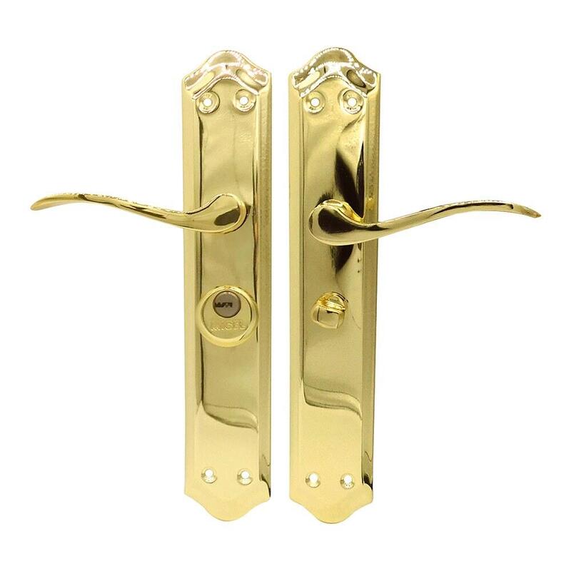 Juego De Manilla Con Llave, Modelo 202, Izquierda, De Acero Con Acabado Latonado, 47 Mm