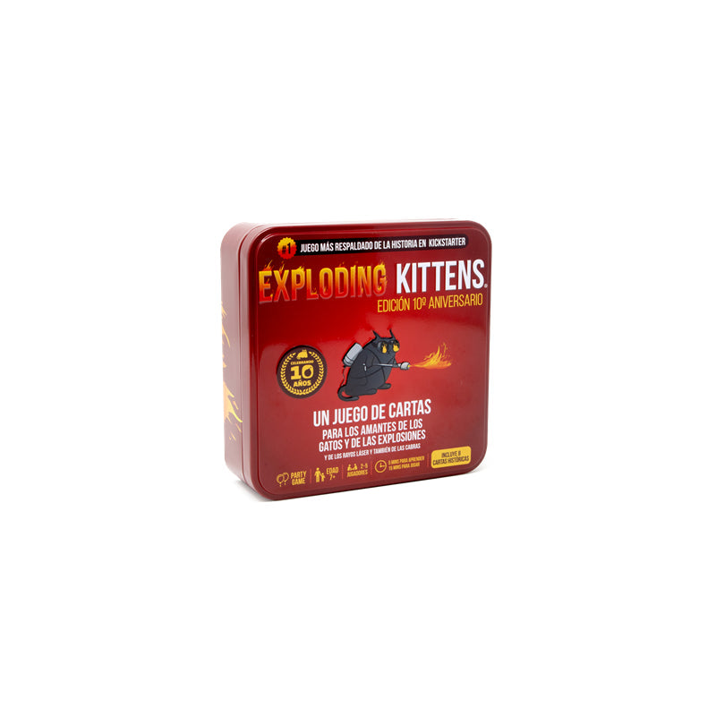 Juego De Mesa Exploding Kittens 10 Aniversario