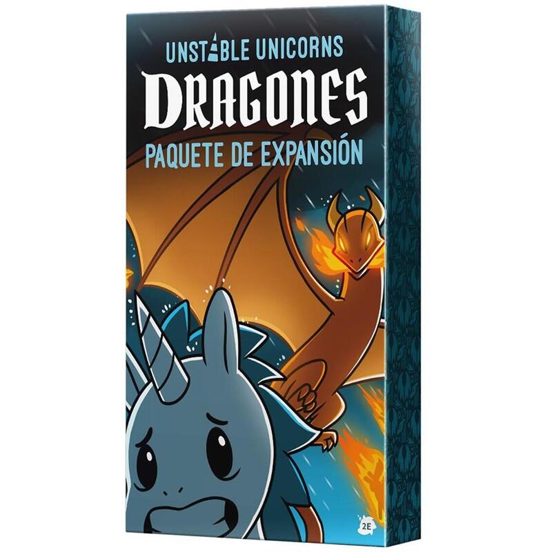 Juego De Mesa Unstable Unicorns Dragones Expansion Pegi 8