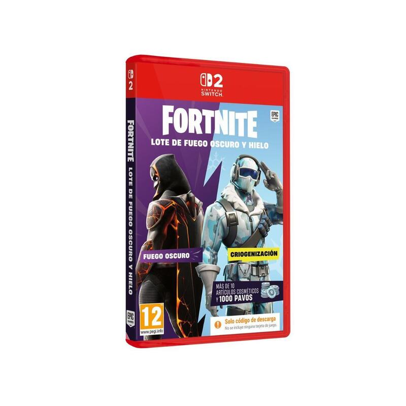 Juego Fortnite Lote Fuego Oscuro Y Hielo Switch 2