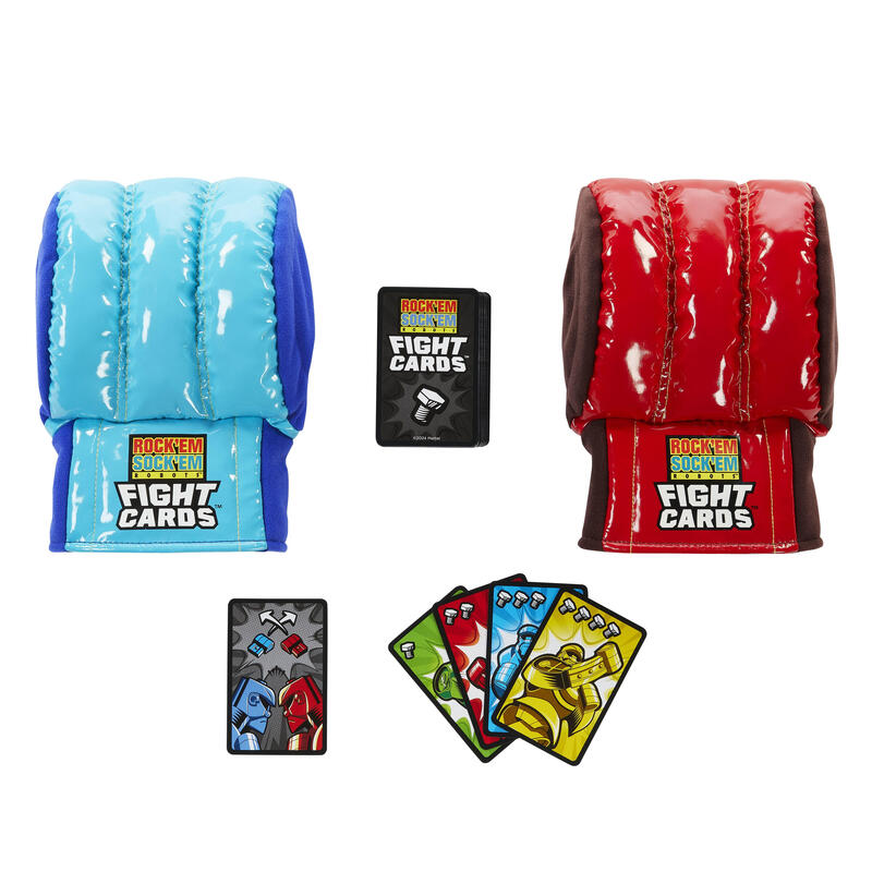 Juego Mesa Rock Em Sock Em Robots Cartas Lucha