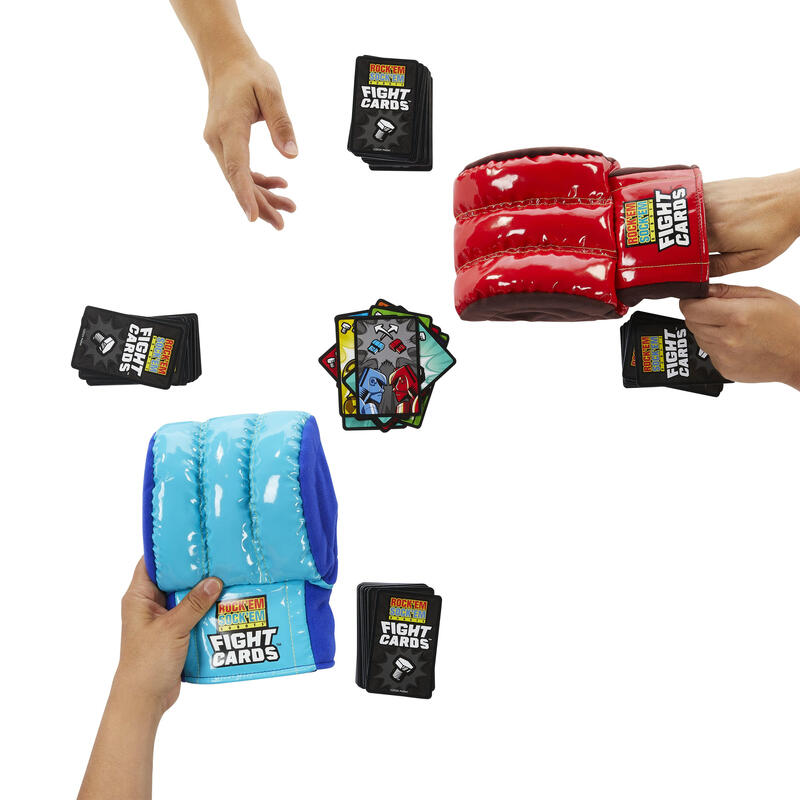 Juego Mesa Rock Em Sock Em Robots Cartas Lucha