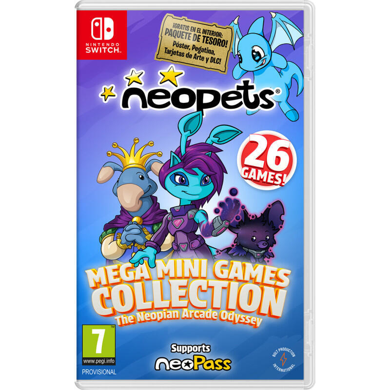 Juego Neopets - Mega Mini Gm. Collc. D1 Switch