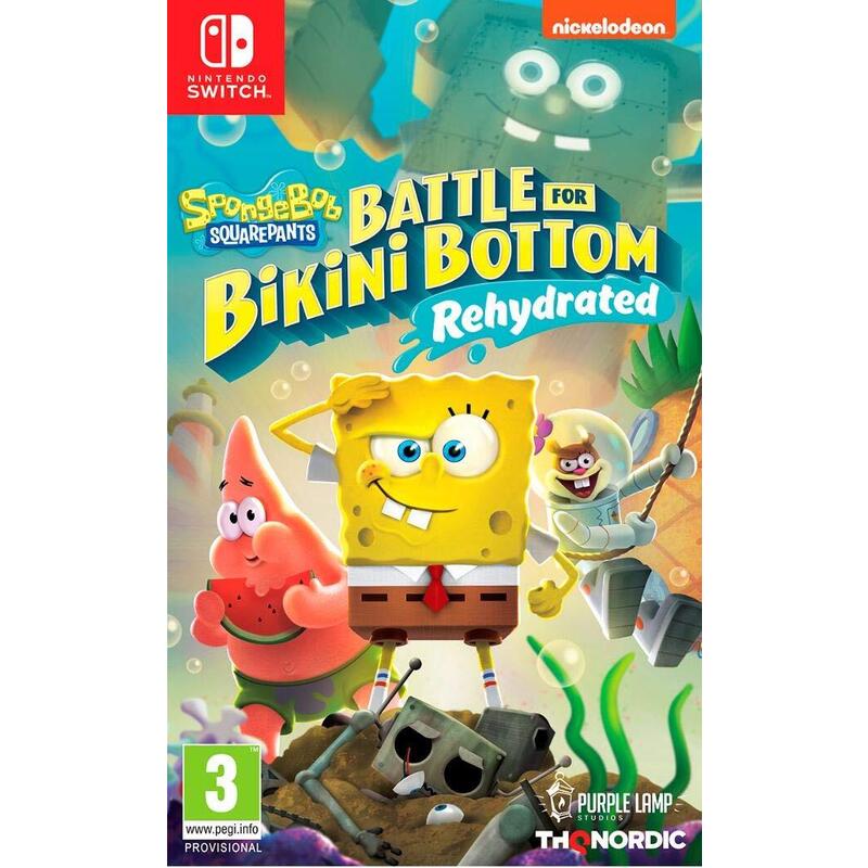 Juego Spongebob Squarepants Battle For Bikini Bottom Rehydrated Switch