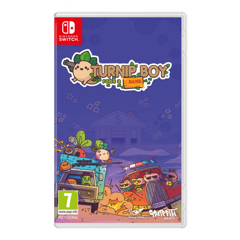 Juego Turnip Boy Robs A Bank Switch