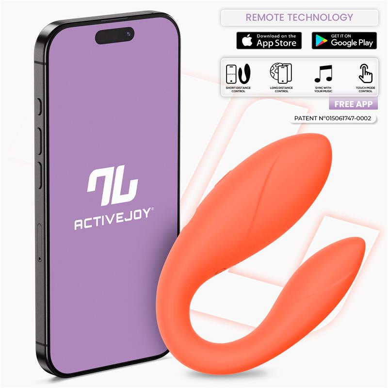 Juguete Para Parejas Con App Flexible Salmon