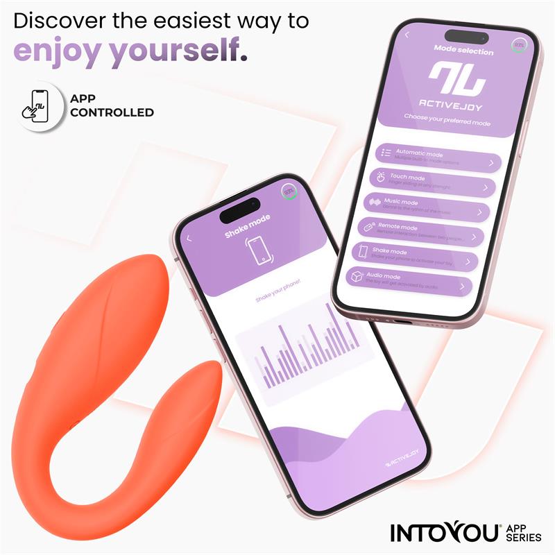 Juguete Para Parejas Con App Flexible Salmon