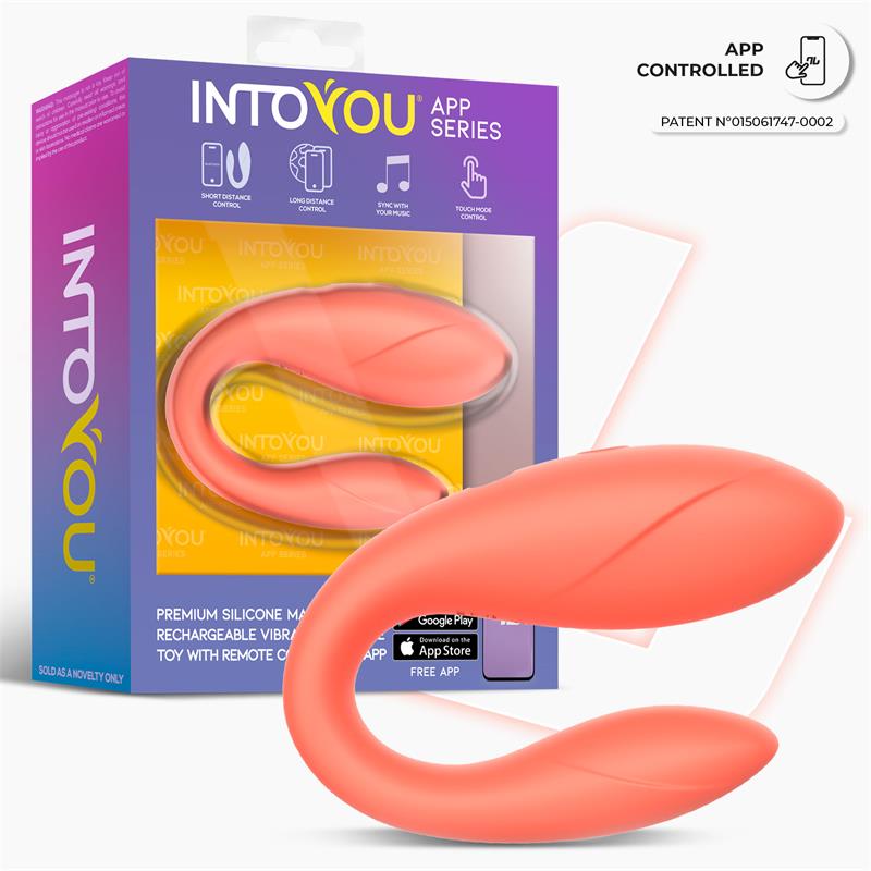Juguete Para Parejas Con App Flexible Salmon