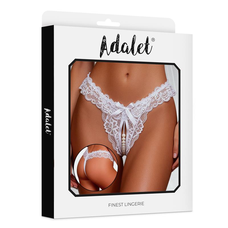 Juliette Braguita Blanca Con Perlas Talla (Interno):S/M