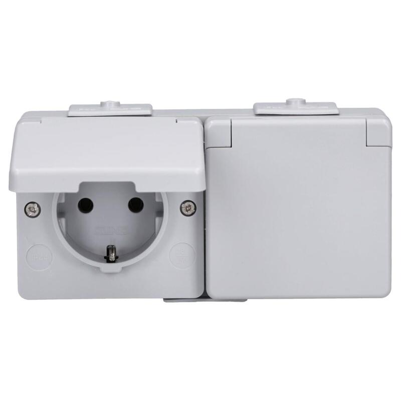 Jung 622 Ww Ap Wd-Doble-Toma De Corriente Waagrecht