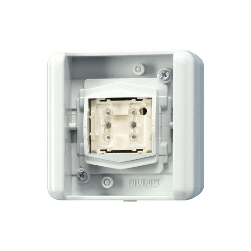 Jung 8471.02ledw Knx Taster Ba 1fach Wg - Mittenstellung