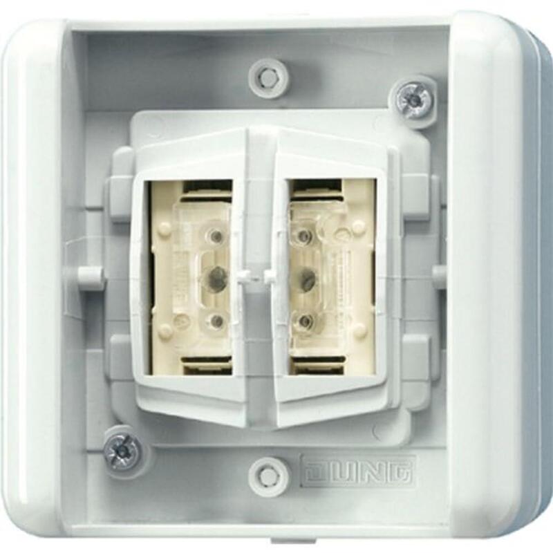 Jung 8472.01ledw Knx Taster Ba 2fach Wg -Tasterstellung