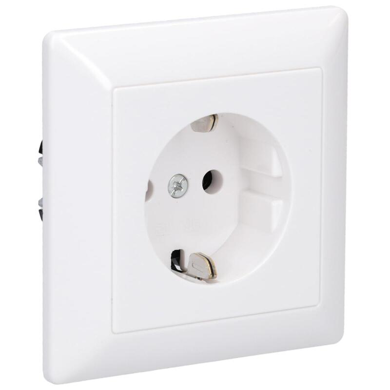 Jung As1520ww Schuko Steckdose Volle Platte