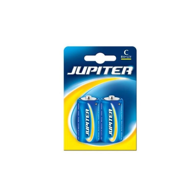 Jupiter Pack De 2 Pilas Salinas C R14 - Pilas Salinas Para Aparatos De Bajo Consumo