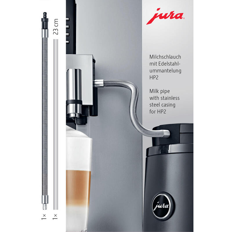 Jura 24113 Milchschlauch Mit.Edelstahlummantelung
