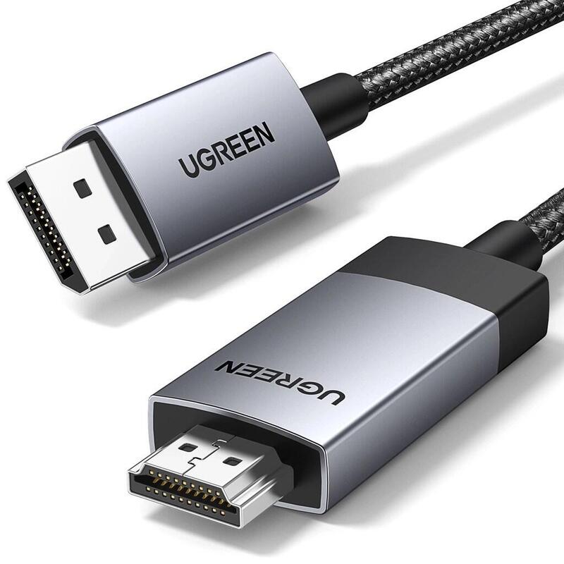 Kabel Ugreen Dp119 15773 Displayport / Hdmi 4k 60hz 1m - Gris