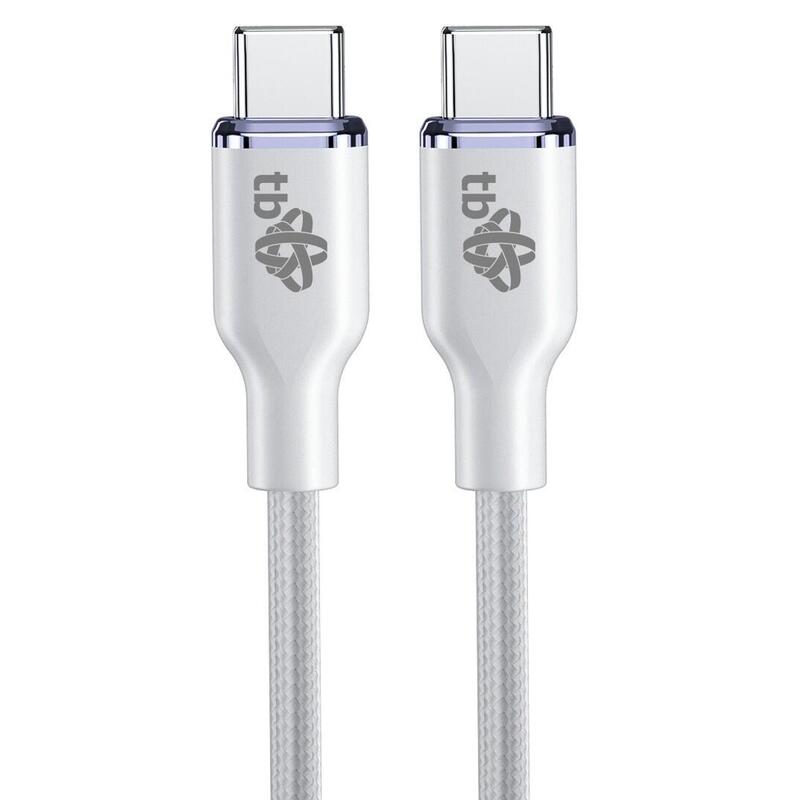 Kabel Usb C - Usb C 60w Glamour 1.5m Bialy