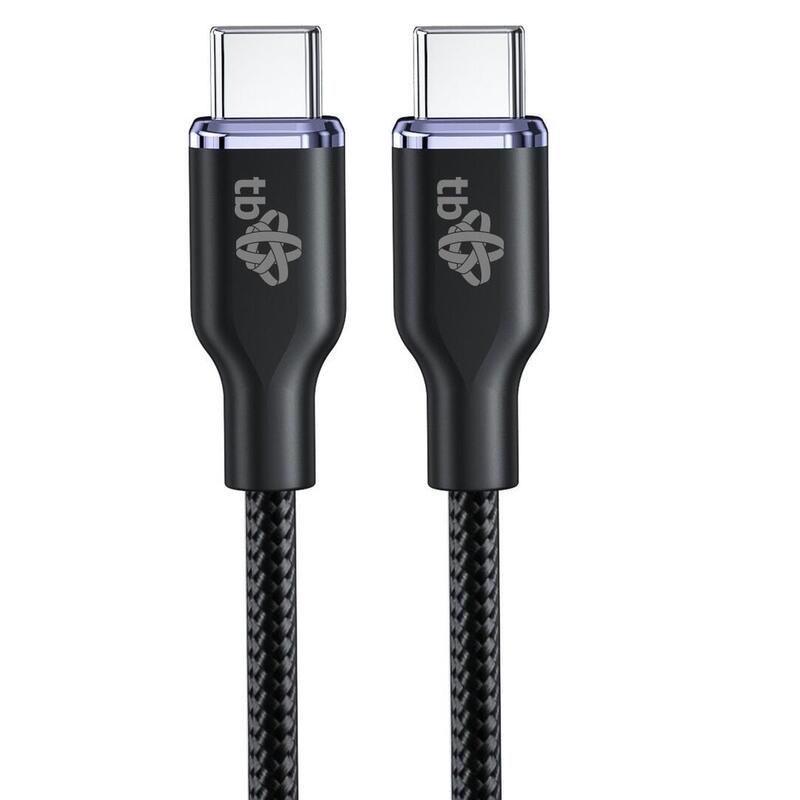 Kabel Usb C - Usb C 60w Glamour 1.5m Czarny