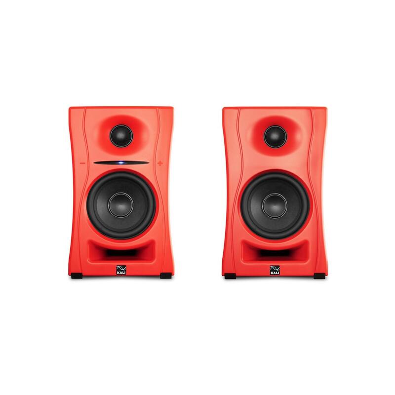 Kali Audio Lp-Unf-R - Para Monitorów Odsluchowych Z Bluetooth. Glosniki Multimedialne, Czerwone.