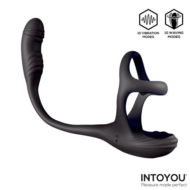 Kamber Plug Anal Vibración Y Waving 360º Y Estimulador Testículos