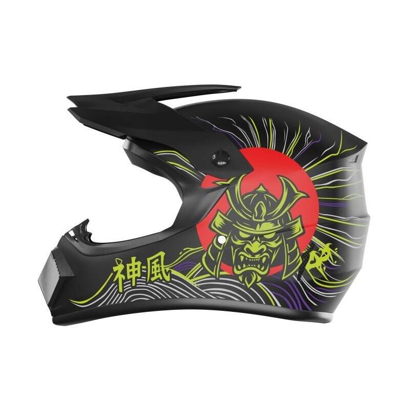 Casco Integral Kamikaze Tokyo Drift Akc209, Talla Xl.