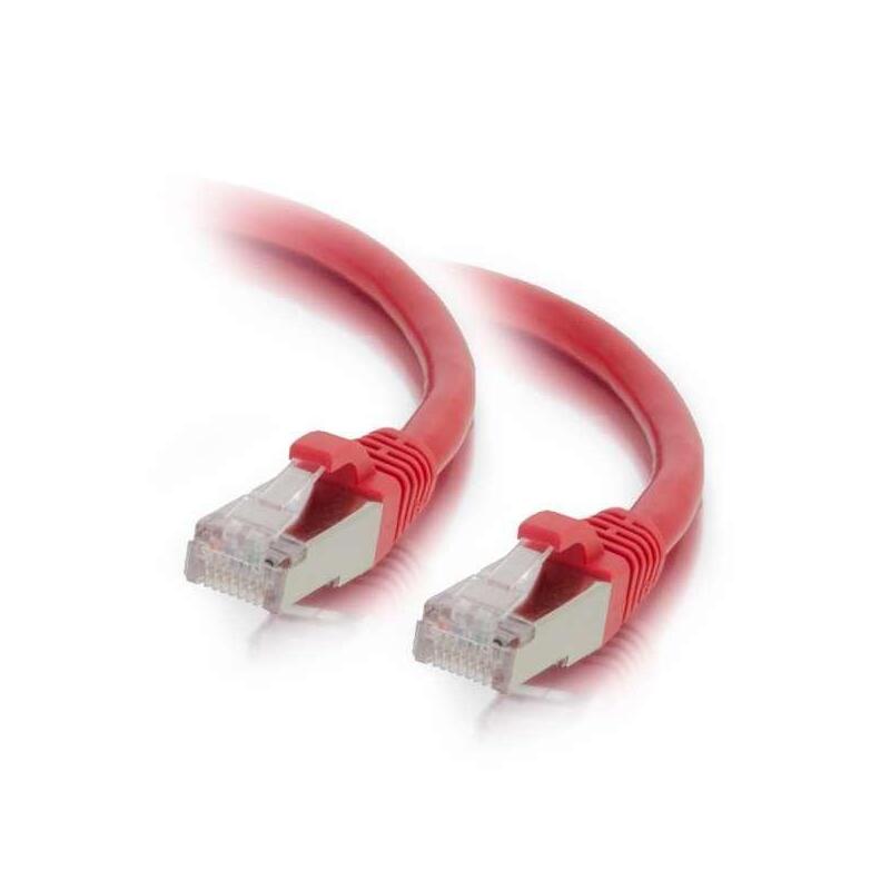 Kat6a S/Ftp 10m, RD,  Patchkabel, Halogenfri Lszh,