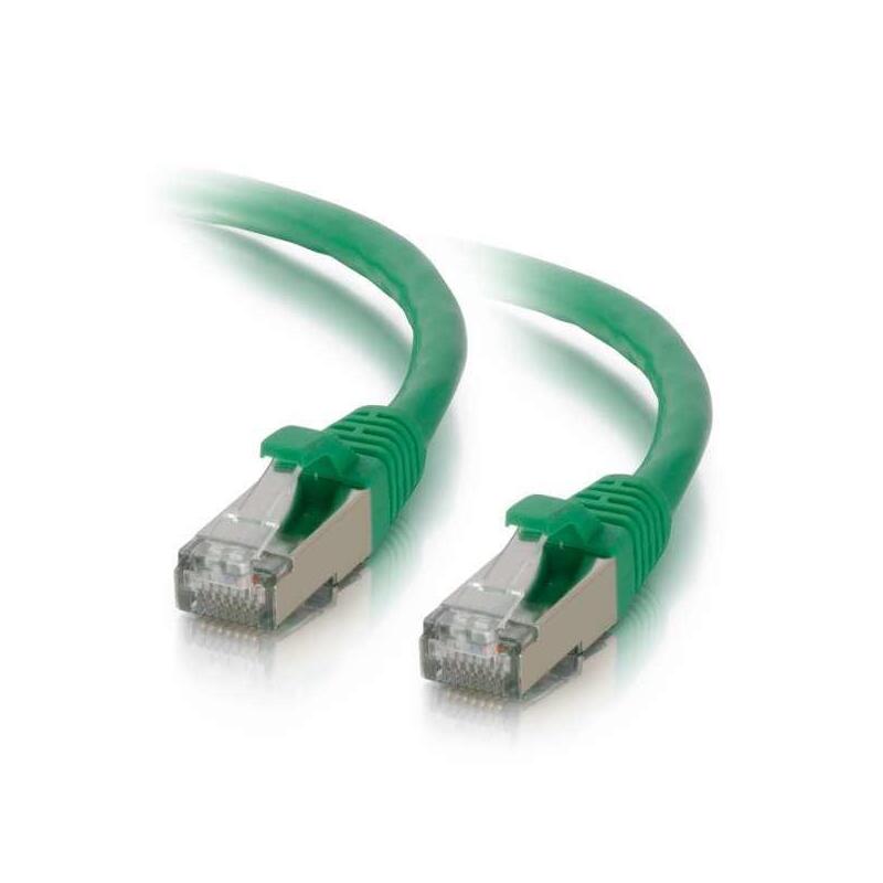 Kat6a S/Ftp 15m, GrN,  Patchkabel, Halogenfri Lszh,