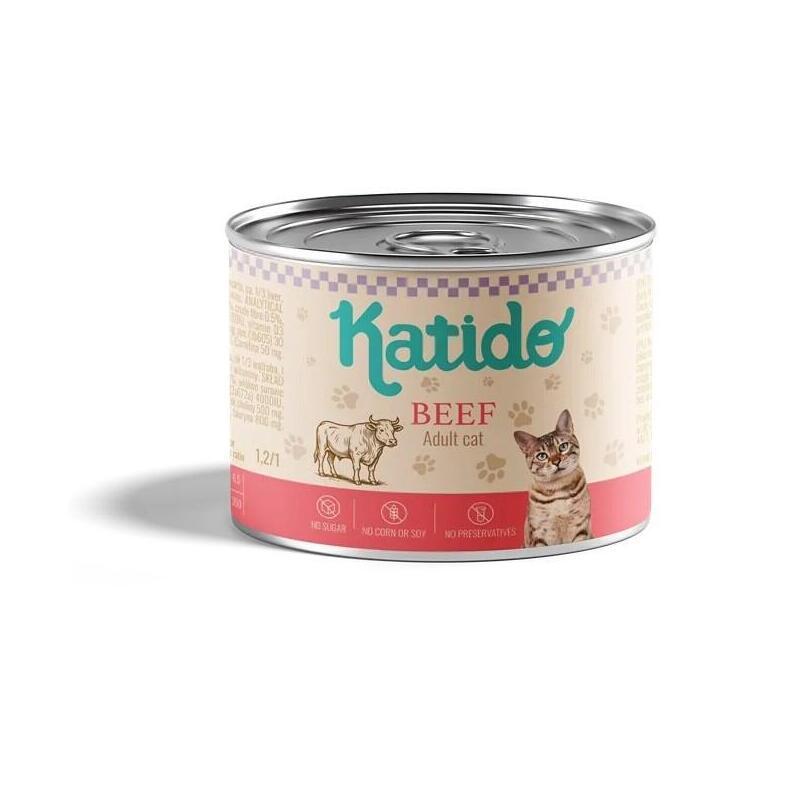 Katido Ternera,Comida Húmeda Para Gato 200g
