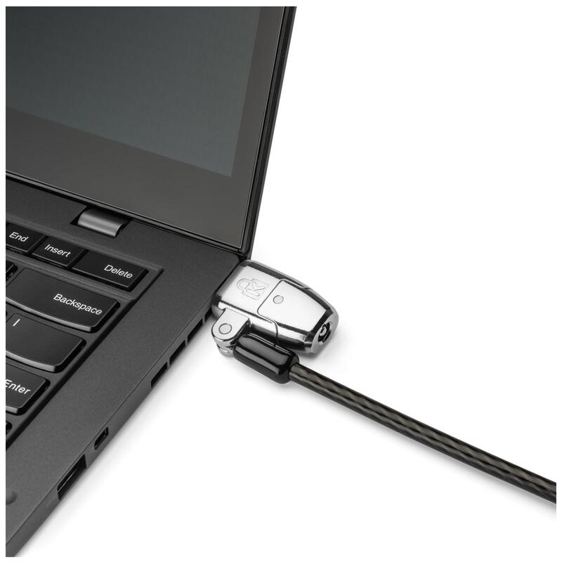 Kensington Clicksafe 2.0 Universal Keyed Laptop Lock Bloqueo De Cable De Seguridad Con Llave Maestra 1.8 M