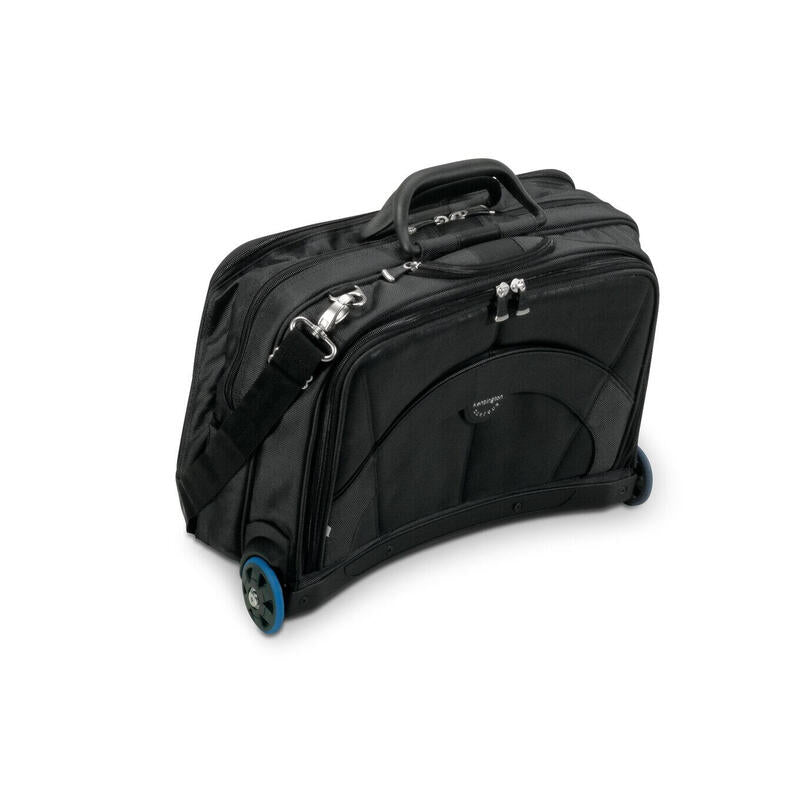 Kensington Wheeled Laptop Bag 17" Contour - Black