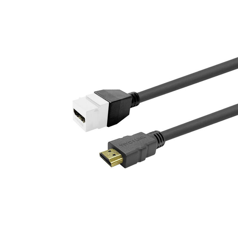 Keystone White Hdmi Female To  Hdmi Male