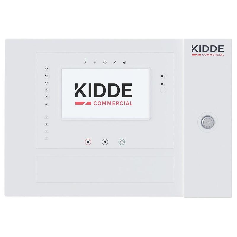 Kidde Commercial 2x-At-F2-S Panel De Incendios Analogico De 2 Lazos Con Pantalla Táctil. Caja Pequeña