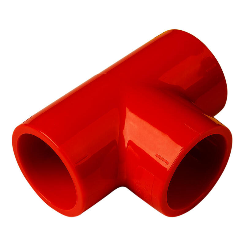 Union T For 27mm Pipe Of Suction Systems Color Red Aritech