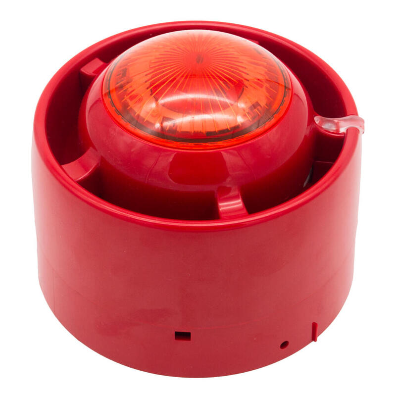 Kidde Commercial Ke-As3111r Sirena Analógica Inteligente Serie Excellence Con Aislador. Color Rojo