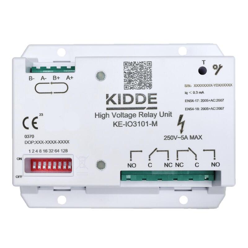 Kidde Commercial Ke-Io3101-M Unidad Inteligente Analogica De Salida De Conmutación De Red Con Aislador