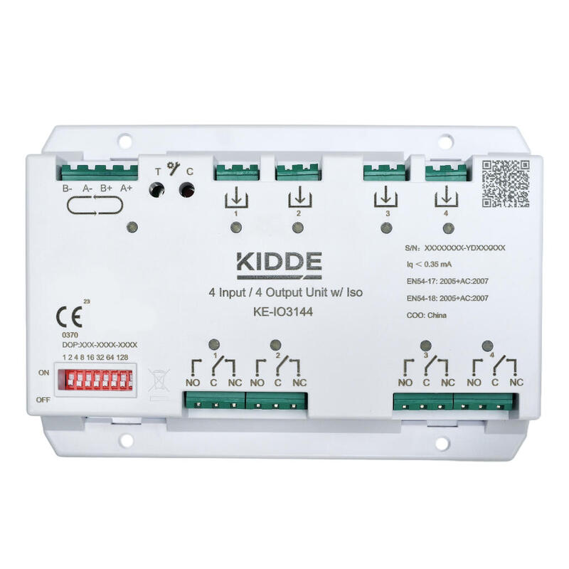 Kidde Commercial Ke-Io3144 Unidad Inteligente Analogica De 4 Entradas/4 Salidas Con Aislador