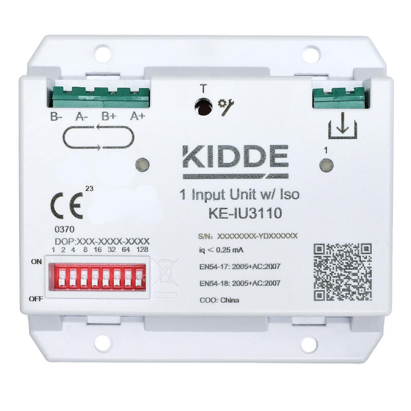 Kidde Commercial Ke-Iu3110 Unidad Inteligente Analogica De 1 Entrada Con Aislador