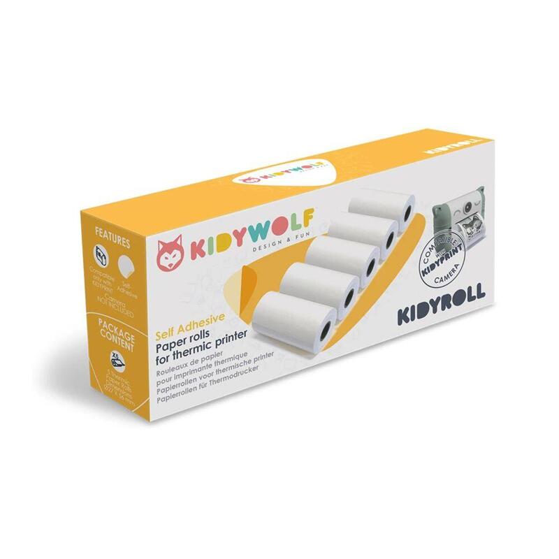 Kidywolf Klebepapier Zu Sofortbildkamera 5 Rollen