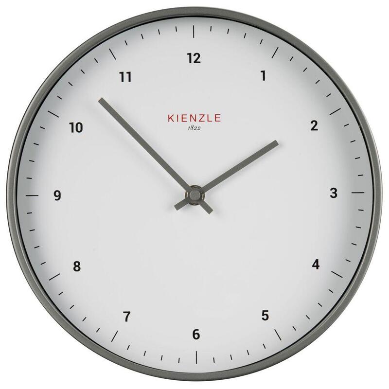 Kienzle Dcf Radio-Control.Wall Clock Classic 25 Cm, White