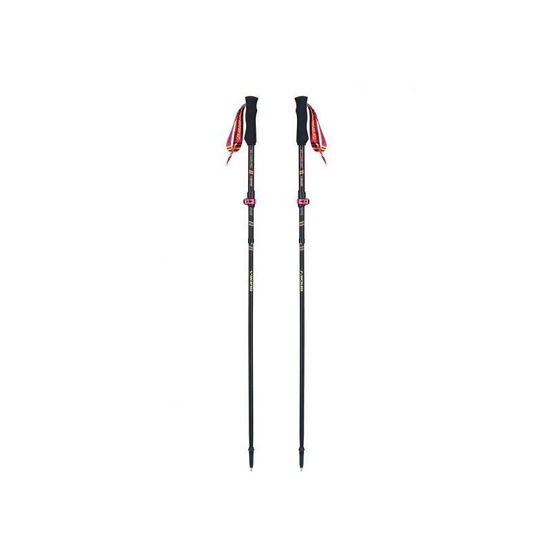 Kije Viking Kettera Pro Lady Trekking Czarno/Fuksjowe