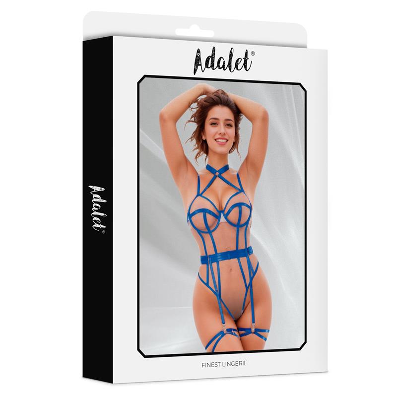 Killye Teddy De Malla Con Tiras Con Ligas Azul Talla (Interno):S/M