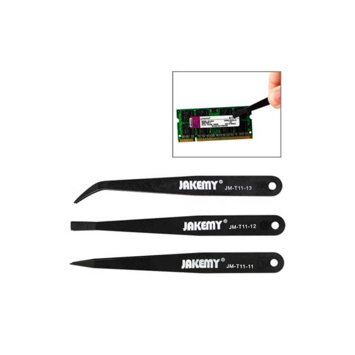 Kit De 3 Pinzas Jakemy Jm-T11