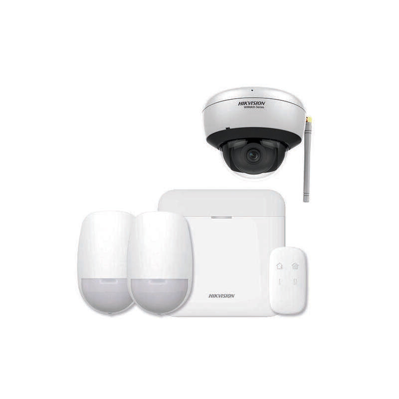 Kit Alarma Axpro 96 Zonas. Central + 2 Pircam + 1 Pir + 1 Contacto + 1 Mando + 1 Teclado + 1 Sirena