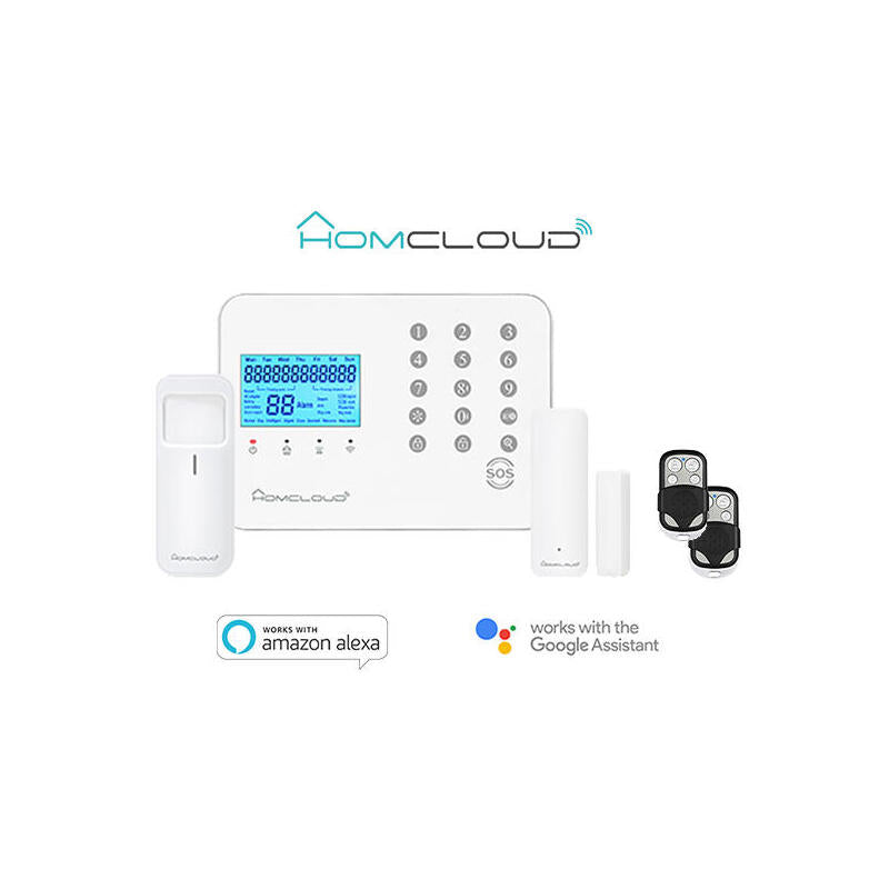 Kit Antirrobo Inalámbrico 10p Homcloud Wi-Fi + Gsm Pro