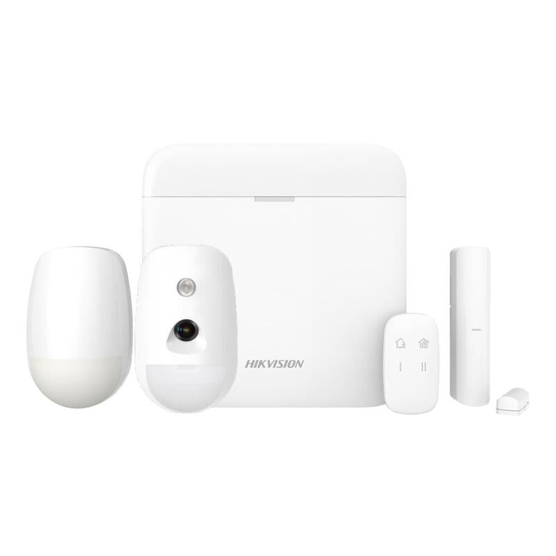 Kit Axpro 868mhz 64 Zonas Hikvision Panel + Pircam + Pir + Mando + Contacto