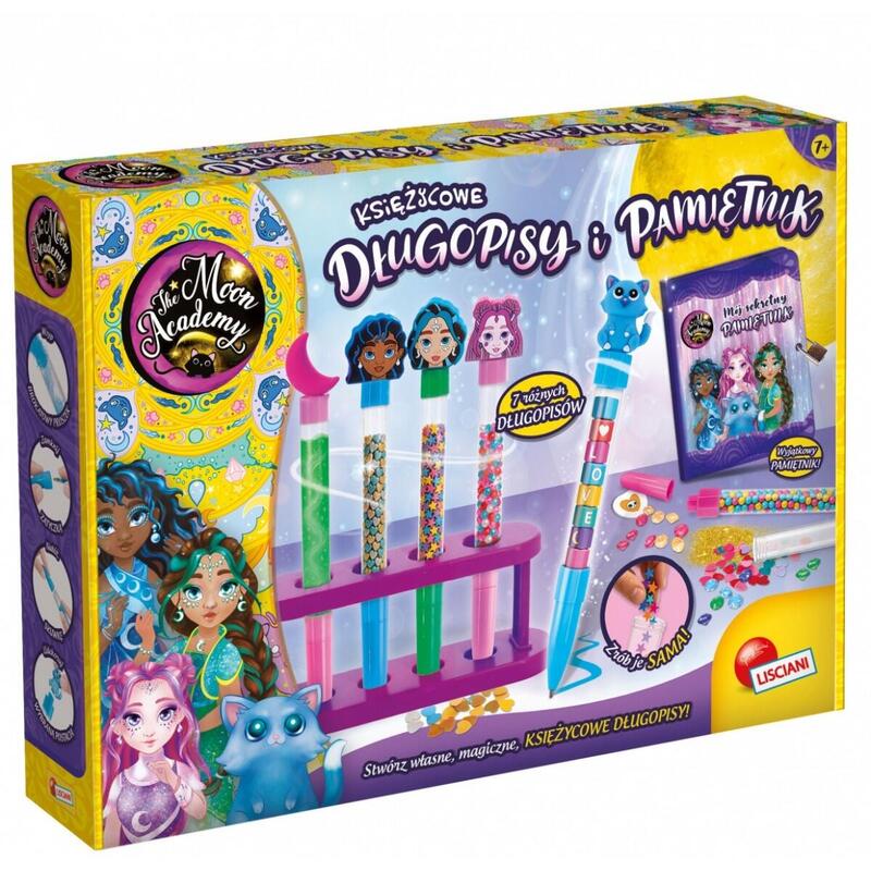 Kit Creativo Moon Academy Lunar Bolígrafos Y Diario