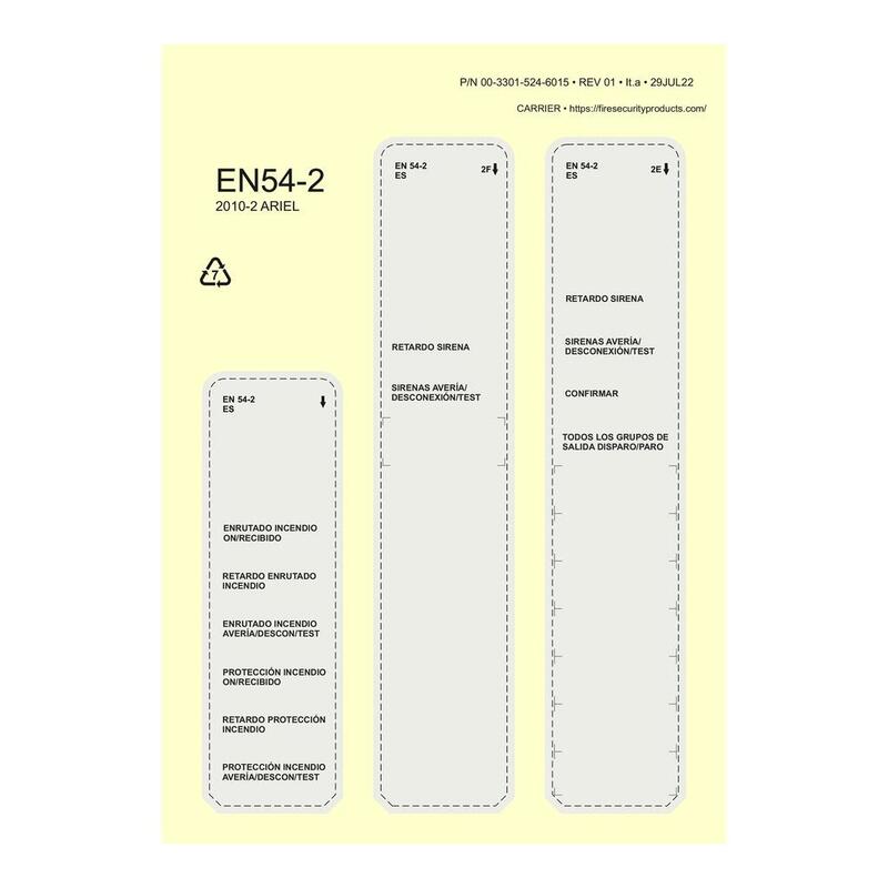 Kit De Idiomas Para Central De Incendios Direccionable (Español)