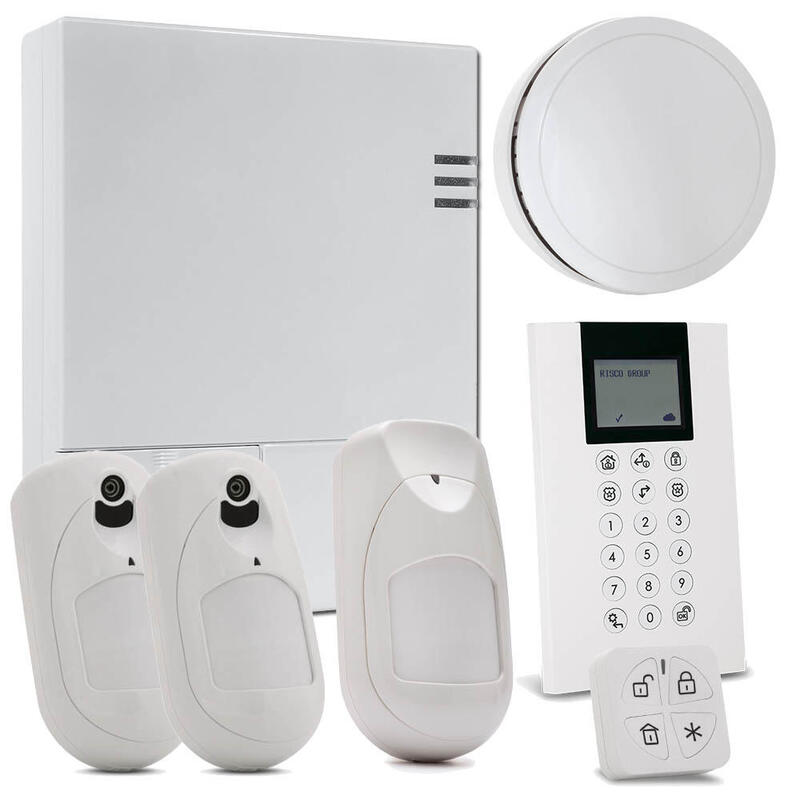 Kit De Lightsys Air Con Módulo 4g + Mando Remoto Panda + 2 X Detector Eyewave Con Cámara + Detector Iwave Antimascotas +  Sirena Interior + Teclado Panda