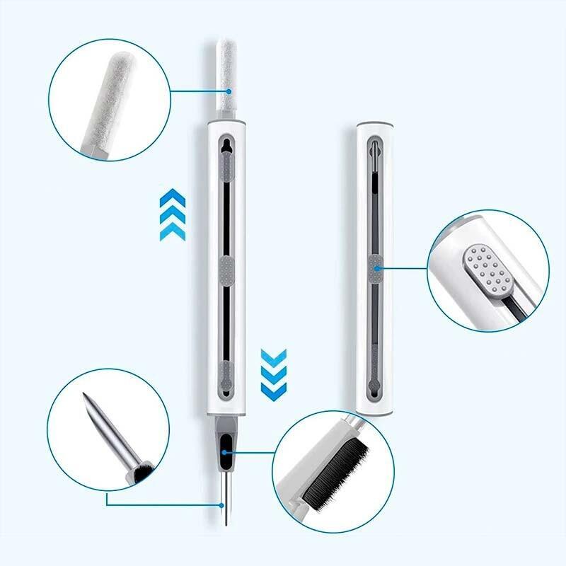 Kit De Limpieza Multifunción De Auriculares Smartphones Y Tablets 2ªgen Blanco